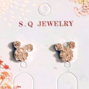 Mickey Mouse shaped earrings